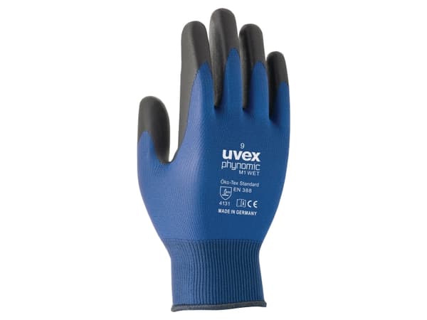 Uvex 6006007, Blå, Grå, Voksen, Voksen, Unisex, 1 stykker, Elastan, Polyamid
