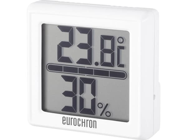 Eurochron ETH 5500 Termo- /hygrometer Hvid