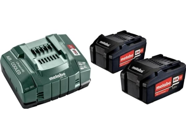 Metabo 685051000, Akku- ja laturisetti, Litiumioni (Li-Ion), 5,2 ah, 18 V, Metabo, Musta, Vihreä, Punainen