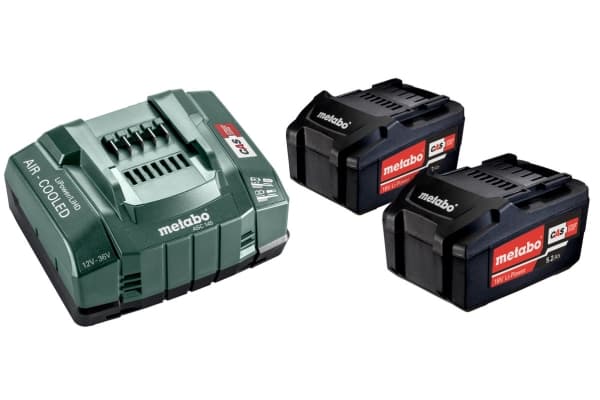 Metabo 685051000, Akku- ja laturisetti, Litiumioni (Li-Ion), 5,2 ah, 18 V, Metabo, Musta, Vihreä, Punainen