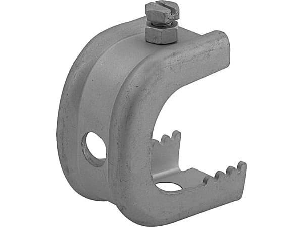 WALRAVEN Palkkipuristin O Kiinnitysleveys max. 20 mm 2xØ14 mm:n rei'illäTulisinkitty teräs