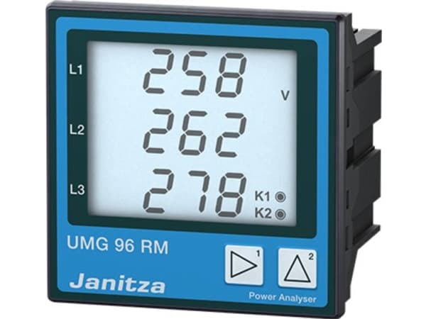 Janitza electronics GmbH Verkkoanalysaattori 90-277VAC 90-250VDC UMG 96RM (5222064)