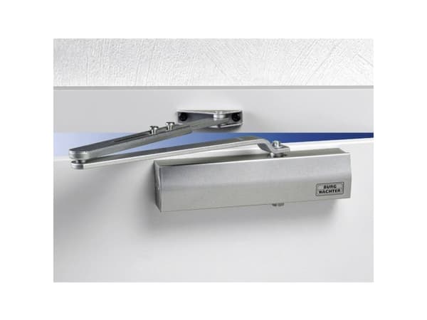 BURG-WÄCHTER TS 501 S, Universell, Overflatemontert dørlukker (parallell arm), 75 cm, 20 kg, Sølv, Metall