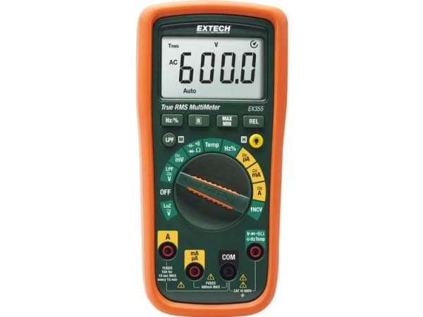 Extech EX355 Hånd-multimeter digital CAT III 600 V Visning (counts): 6000