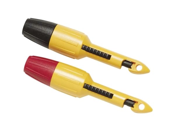 Fluke TP82, Testausjohdin, -anturi ja klipsisarja, Musta, Punainen, Banaaniliittimet