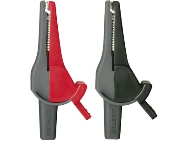 Beha Amprobe 370012 Krokotiiliklipsisarja Liitäntä 4 mm CAT III 1000 V, CAT IV 600 V Punainen, musta