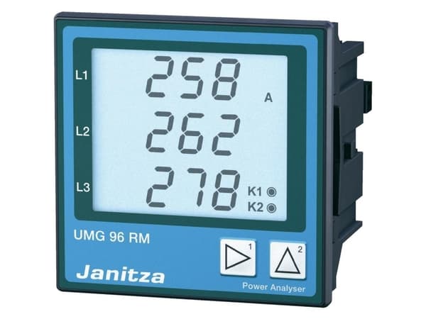 Janitza electronics GmbH Netzanalysator 90-277VAC 90-250VDC UMG 96RM (5222062)