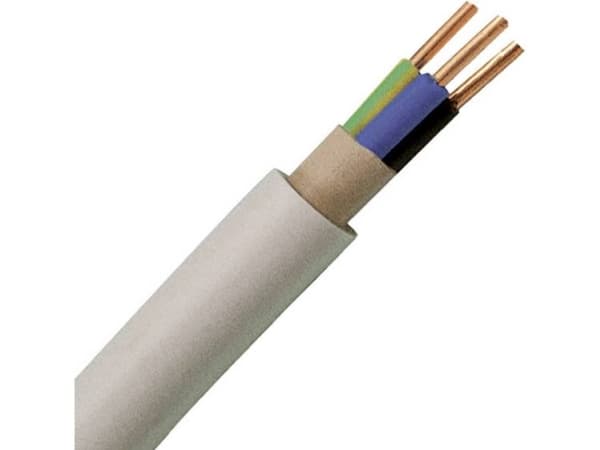 Kopp 153105841 Mantlad kabel NYM-J 3 G 2,50 mm² Grå 5 m