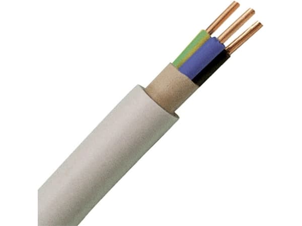 Kopp 153105841 Mantlad kabel NYM-J 3 G 2,50 mm² Grå 5 m