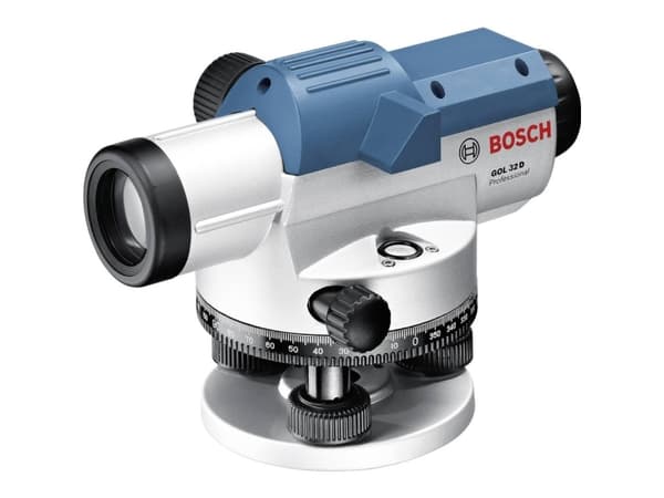 Bosch Professional GOL 32 D Optisk nivelleringsapparat Rækkevidde (max.): 120 m Optisk zoom (max.): 32 x