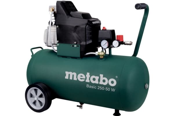 Metabo Basic 250-50 W - Luftkompressor - 1,5 kW - 2 hk - oljesmurt - 200 l/min - 50 liter