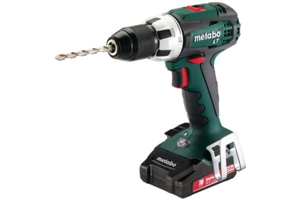 Metabo BS 18 LT, Boremaskin med pistolgrep, Nøkkelløs, Sort, Grønn, 1,3 cm, 1600 RPM, 3,8 cm
