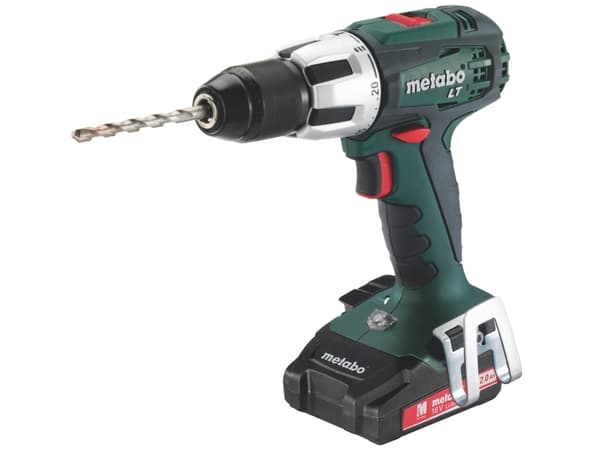 Metabo SB 18 LT Compact, Boremaskin med pistolgrep, 3,8 cm, 1,3 cm, 1,3 cm, 450 RPM, 1600 RPM