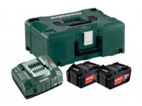 METABO. BATTERY 18V 5.2Ah x2 + CHARGER ASC 55 +METALOC II ...