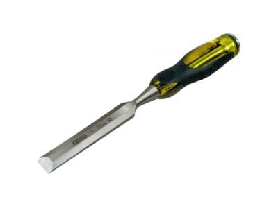 Stanley FATMAX 0-16-253, leveä taltta, kromivanadiiniteräs, musta, keltainen, metalli, muovi, kumi, 10 mm, 12,5 cm