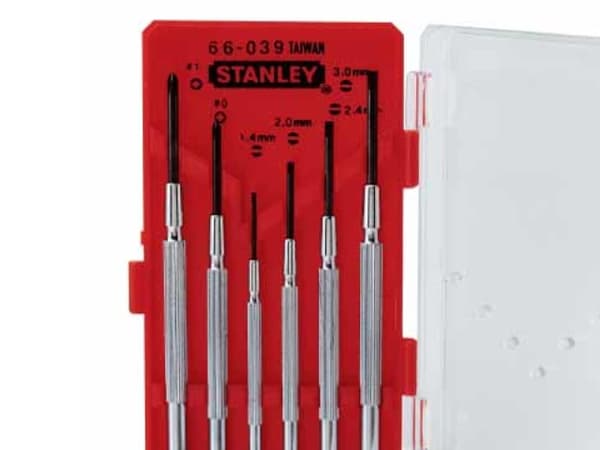 STANLEY - Skrutrekkersett - 6 deler - inn boks