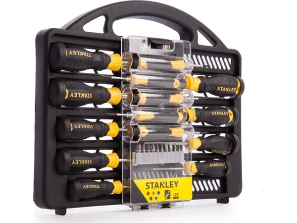 Stanley skrutrekkere 34stk. (STHT0-62141)
