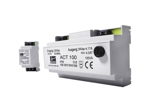 Block ACT 10 Säkerhetstransformator 1 x 230 V/AC 1 x 24 V/AC 10 VA 0,416 A