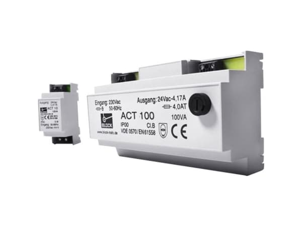 Block ACT 10 Säkerhetstransformator 1 x 230 V/AC 1 x 24 V/AC 10 VA 0,416 A