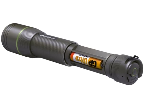 Design Flashlight, P53, incl.  Bag Hand flashlight, Black,
