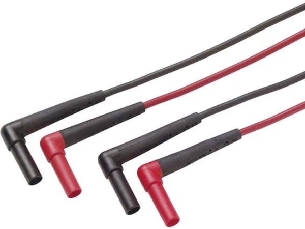 Fluke SureGrip, Testkabel, Svart, Röd, CAT III, CAT IV, Silikon, 1,5 m, 1000 V