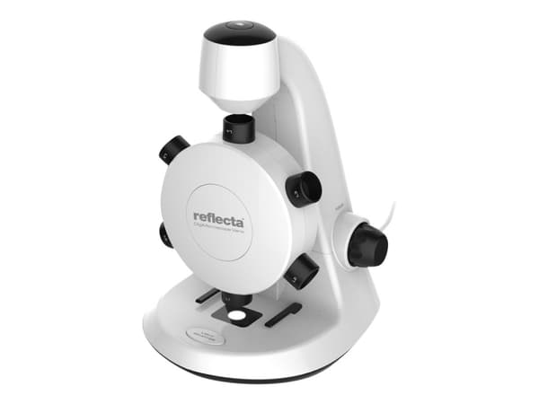 Reflecta DigiMicroscope Vario - Mikroskop - farge - 640 x 480 - USB 2.0 - AVI Hvit
