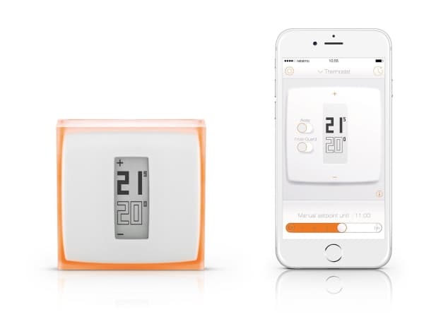 Netatmo smart thermostat - By Stark - termostat - trådløs - 802.11b/g/n - 2.4 Ghz