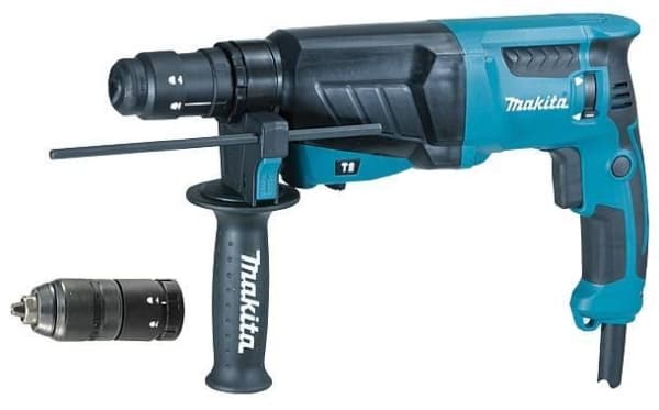 Makita HR2630T, Sort, Blå, 2,6 cm, 1200 RPM, 1,3 cm, 3,2 cm, AC