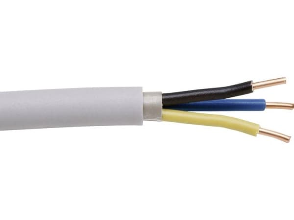 Kopp 153110843 Mantlad kabel NYM-J 3 G 2,50 mm² Grå 10 m