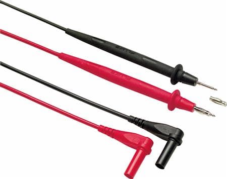 Fluke TL76, Testledning, CAT IV, 2 mm, 4 mm, Fluke 175, 177, 179, 287, 289, 705, 707, 707Ex, 709, 709H, 712 RTD, 715, 724, 787, 789, 83V, 87V, 1,5 m