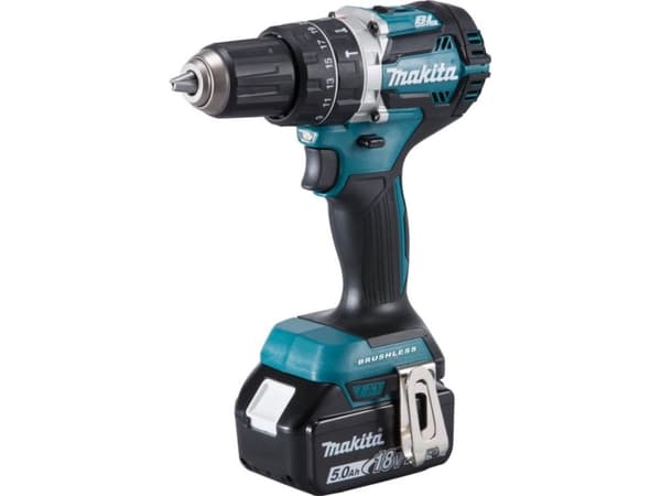 Makita DHP484 - Hammerbor/driver - trådløs - 2 hastigheter - nøkkelfri borhylse 13 mm - 54 N·m - 2 batterier - 18 V