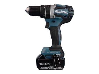 Makita DHP484 - Hammerbor/driver - trådløs - 2 hastigheter - nøkkelfri borhylse 13 mm - 54 N·m - 2 batterier - 18 V