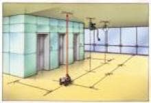 Laserliner BeamControl-Master, 2 mm/m, 550 RPM, 635 nm (< 1 mW), Roterende laservater, Svart, Oransje, Hvit, 5/8"