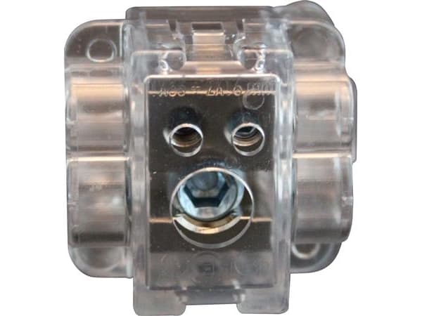 ACELSHOP Stigeledningsklemme 1x35+2x16mm²polycarbonat. 450V. IP20Kan IKKE anvendes tillsammans med aluminiumkabel