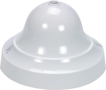 Skärmtak bakelit vit f/fast skruv