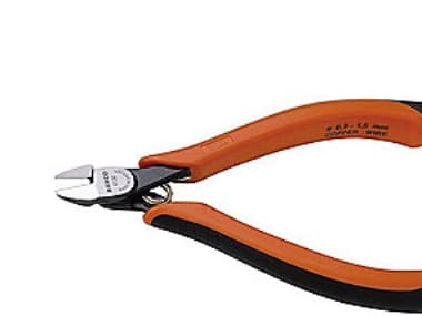 Bahco Elektroniktång, sidavbitare, Avbitartång, 1,16 cm, 1,1 cm, 6,8 mm, Korrosionsbeständig, Stål