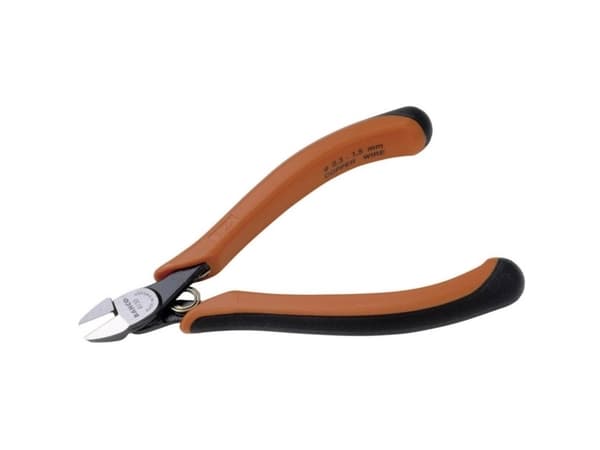 Bahco Elektroniktång, sidavbitare, Avbitartång, 1,16 cm, 1,1 cm, 6,8 mm, Korrosionsbeständig, Stål