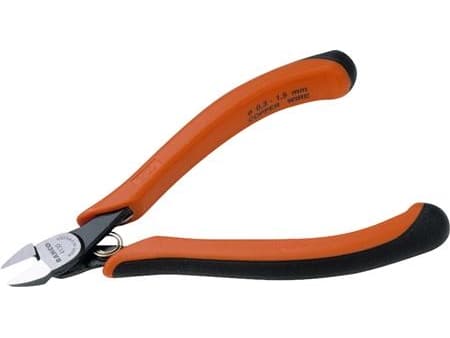 Bahco Elektroniktång, sidavbitare, Avbitartång, 1,16 cm, 1,1 cm, 6,8 mm, Korrosionsbeständig, Stål