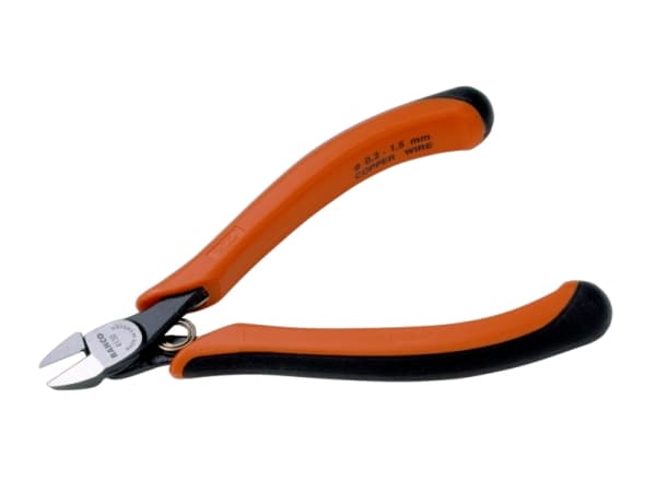 Bahco Elektroniktång, sidavbitare, Avbitartång, 1,16 cm, 1,1 cm, 6,8 mm, Korrosionsbeständig, Stål