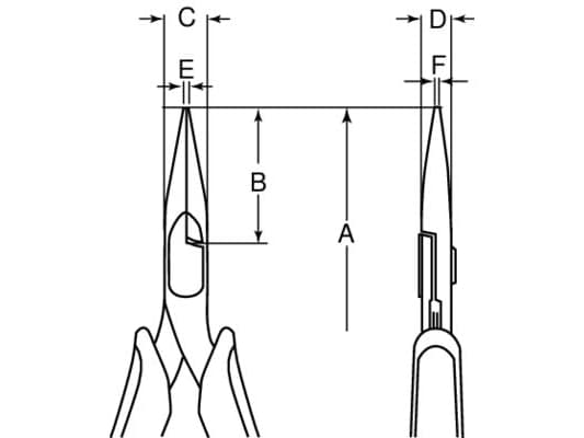 Bahco 4830, 9 mm, 2,44 cm, 6,8 mm, Polypropeeni (PP), Termoplastinen, Musta, Oranssi, 13,5 cm