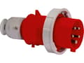 Pikkukuva 1 / 3: BALS CEE Stikprop H6 400V 32A 5 polet Rød, Multigrip, Quick-Connect TE-Plus stik. IP67, polyamidi