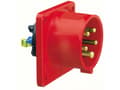 Pikkukuva 2 / 4: BALS CEE IndtagH6400V 32A 5 polet, rødindbygninglaippa 75x75 mm, Quick-connect®IP44, polyamidi