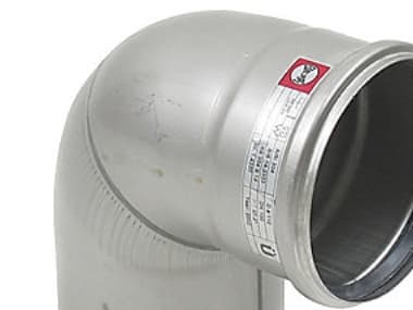 Blücher bøjn.87.5gr.110mm - m.O-rengas RF AISI 304.Alm RF stål