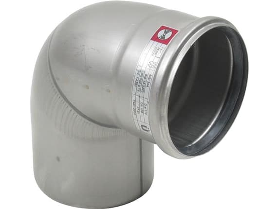 Blücher bøjn.87.5gr.110mm - m.O-rengas RF AISI 304.Alm RF stål