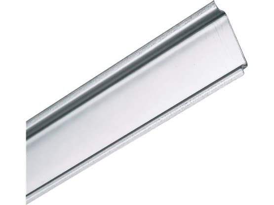 DIN C-kisko TS35/Inox7,5 mm korkea ilman ruostumatonta terästä 304 - (2 metriä)