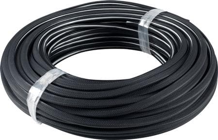 Kantliste PVC sort fra 2-5mm, anvendes til beskyttelse af skarpe kanter på kabelbakker, skinner, tavler etc. - (50 meter)