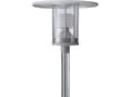 Miniatyrbild 3 av 3: PHILIPS Grandeville LED-parkeringsarmatur 830, vit lamellskärmen, Ø250 mm, för Ø60/70 mm mast, aluminium, exkl. grått ljustak Ø600 mm.