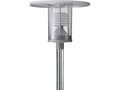Miniatyrbild 1 av 3: PHILIPS Grandeville LED-parkeringsarmatur 830, vit lamellskärmen, Ø250 mm, för Ø60/70 mm mast, aluminium, exkl. grått ljustak Ø600 mm.