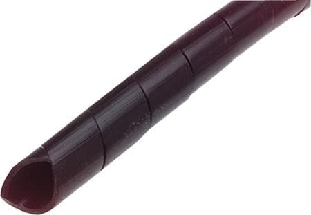 Spiralslange Ø10 m Polyethylen sort - (25 meter)