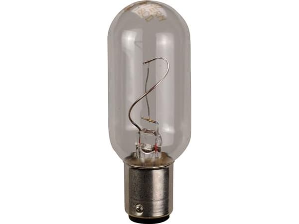 Glødelampe lanternelampe 25W BAY15 24V klar 18CD